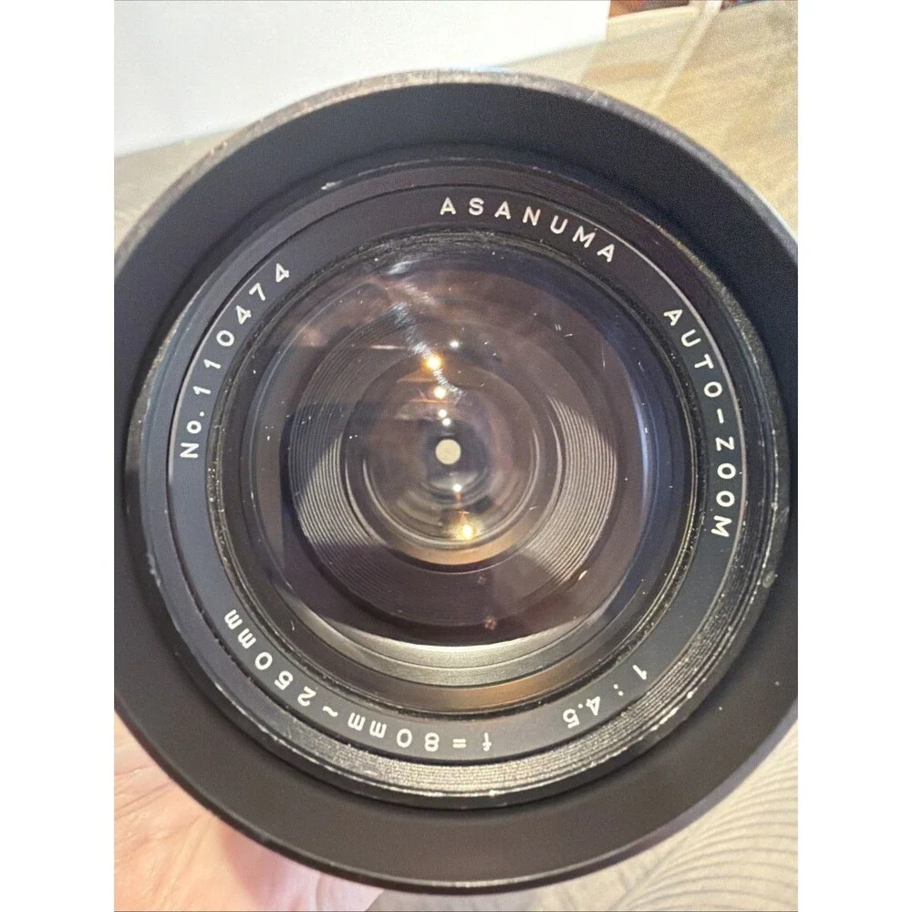 Asanuma Manual Focus Zoom Lens Auto-Zoom 1:4.5 f=80mm-250mm No. 110474